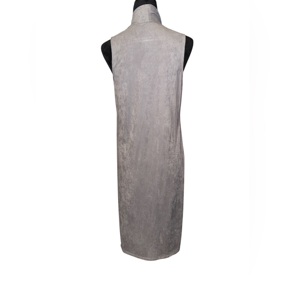 Whisper Faux Suede Waterfall Vest, Size Small, NWT - Picture 4 of 5